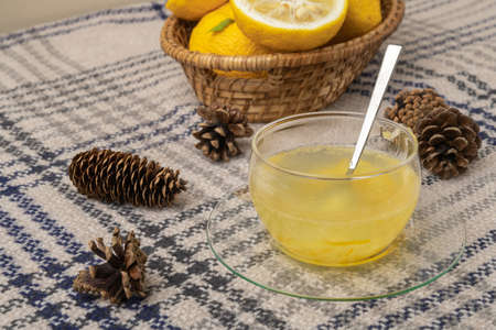 fresh fruit concept. close up of lemons and citrons 119の写真素材