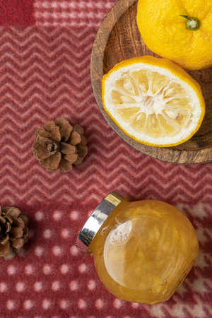 fresh fruit concept. close up of lemons and citrons 154の写真素材