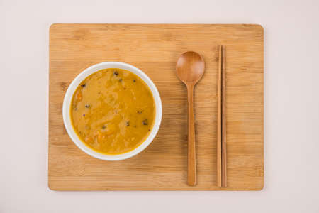 Delicious and healthy breakfast concept - cereal, Porridge and Energy bar 183