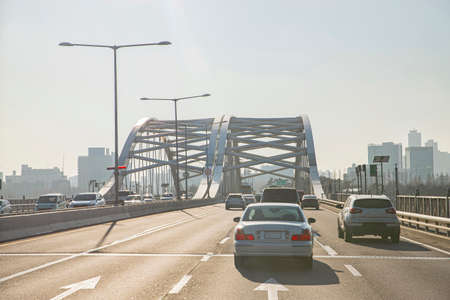 Cityscape of Seoul, Korea. modern architecture on sunny day.  089の写真素材