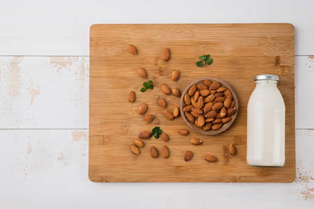 Delicious and healthy breakfast concept - cereal, Porridge and Energy bar 157