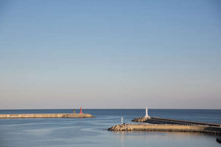 fishing village landscape. fresh fish market at the port in Korea 028の写真素材