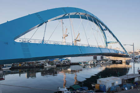 fishing village landscape. fresh fish market at the port in Korea 018の写真素材