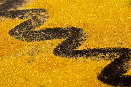 Colorful glitter background with object. 048の写真素材