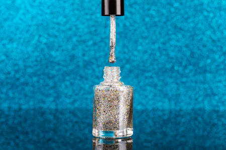 Colorful glitter background with object. 157