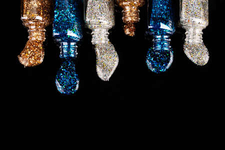 Colorful glitter background with object. 166
