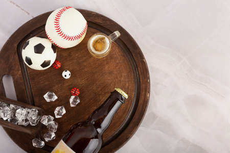Close up of different glasses and bottles. drinking culture concept photo 061