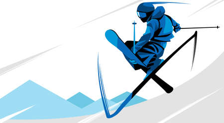 A Powerful of Winter Sports - second part 013の写真素材