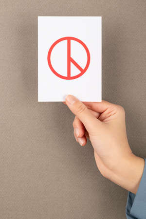 Voting and Election concept, voting paper in the ballot box 002の写真素材