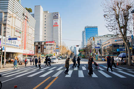 Cityscape of Seoul, Korea. modern architecture on sunny day.  117