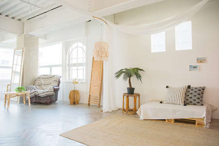 Modern interior concept of living room, room, various interior decorations 008の写真素材
