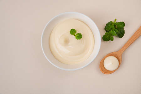 Different sauces collection. ketchup, mayonnaise, mustard with food 148の写真素材