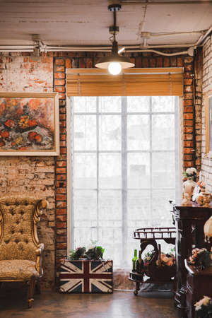 Modern interior concept of living room, room, various interior decorations 079の写真素材