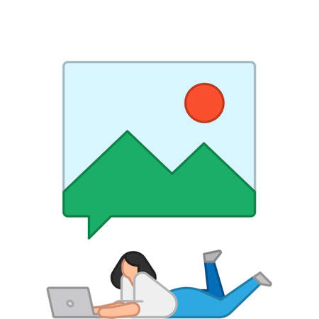 businessman teamwork concept flat design illustration 002