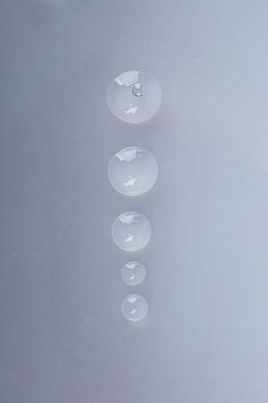 Fresh and clean water concept, water in glass isolated
