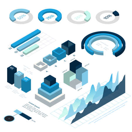 Business Infographic set illustration