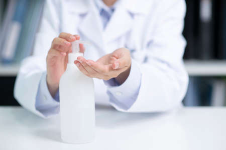 Science, chemistry, biology, and medicine concept, scientist with equipment and science experiments...