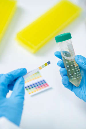 Science, chemistry, biology, and medicine concept, scientist with equipment and science experiments 093の写真素材