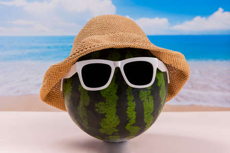 Summer holiday concept, Summer beach accessories 129の写真素材