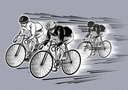 A high speeding concept in hand-drawn illustration 009