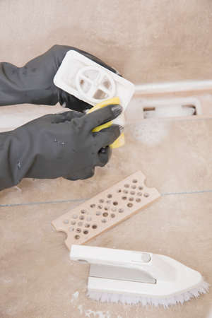 hygiene and cleanliness concept. cleaning home and various cleaning products 078