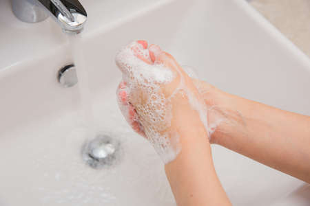 hygiene and cleanliness concept. cleaning home and various cleaning products 100