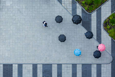 Rainy season city landscape 020