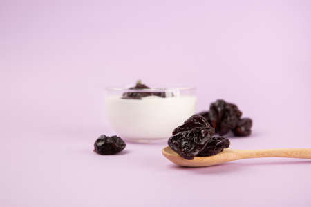 Balanced diet nutrition, healthy eating concept. apple, carrot, red beet, prune 141の写真素材