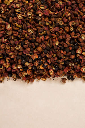 Various aromatic herbs and spices top view 011