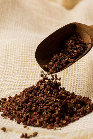 Various aromatic herbs and spices top view 061