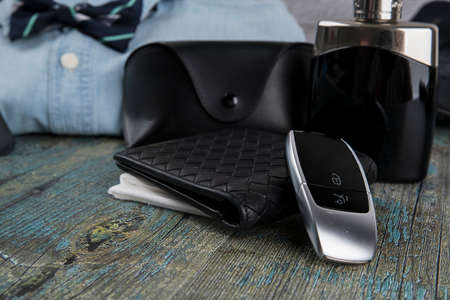 Shaving razors, brush and foam object 074の写真素材