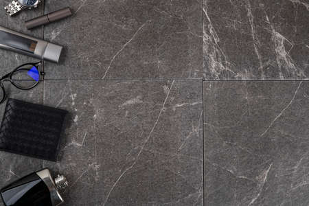 Shaving razors, brush and foam object 065の写真素材