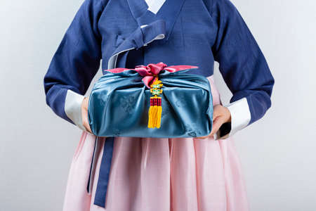 Different foods ingredients of Korean Thanksgiving day 074の写真素材