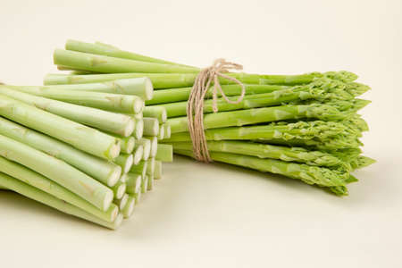 Close up of fresh green asparagus 043の写真素材