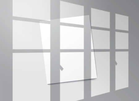 Realistic shadows overlays, natural lighting and shadow illustration 008のイラスト素材