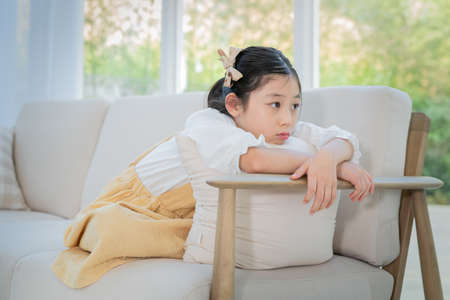 Portrait of happy cheerful family, young mother and two daughters 051の写真素材