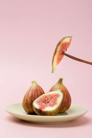 Fresh sweet fig fruits, Healthy Organic fruit 061の写真素材