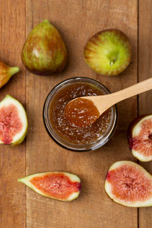 Fresh sweet fig fruits, Healthy Organic fruit 111の写真素材