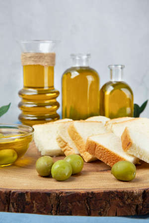 Olives and olive oil 163の写真素材