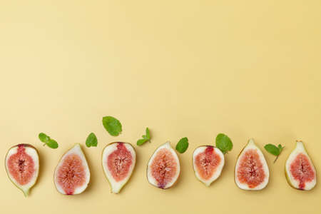 Fresh sweet fig fruits, Healthy Organic fruit 088の写真素材