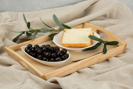 Olives and olive oil 095の写真素材