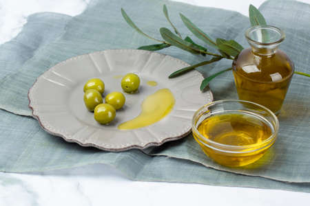 Olives and olive oil 159の写真素材