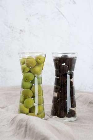Olives and olive oil 123の写真素材