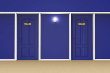 3D door and window 007の写真素材