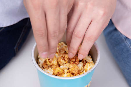 Concept of hands life, hand showing various gestures 115の写真素材