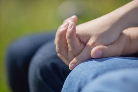 Concept of hands life, hand showing various gestures 049の写真素材