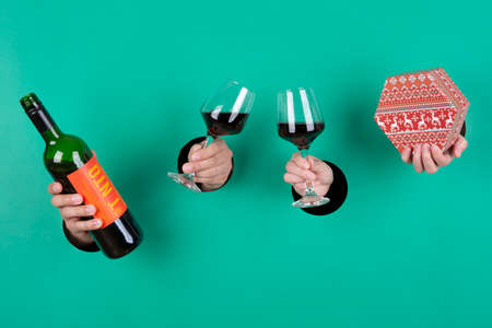 Concept of hands life, hand showing various gestures 203の写真素材