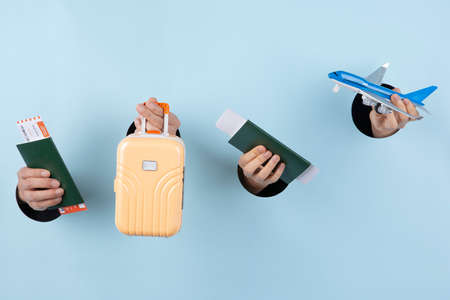 Concept of hands life, hand showing various gestures 171の写真素材