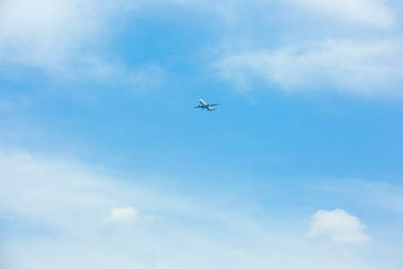 Beautiful blue sky with clouds 048の写真素材