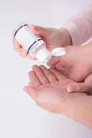 Concept of hands life, hand showing various gestures 128の写真素材